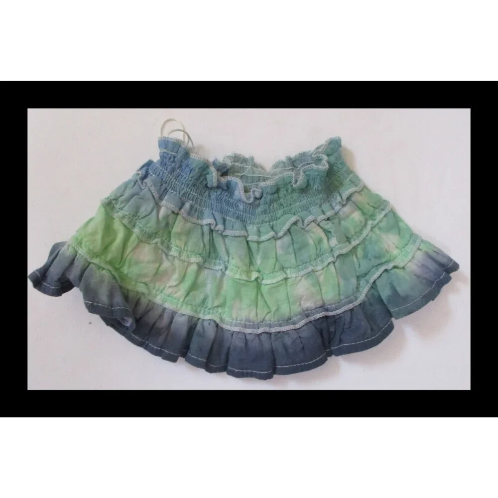 Build A Bear Blues Ombre Skirt Tie Dye